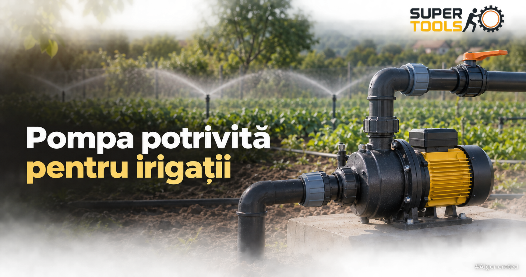 Pompă pentru sistem de irigații &ndash; SuperTools Piatra