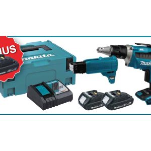 Mașină de înșurubat Makita DFS452AJX2 – set LXT 18 V