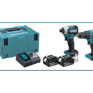 Set Makita DLX2580J – 2 scule LXT 18 V, 3 Ah