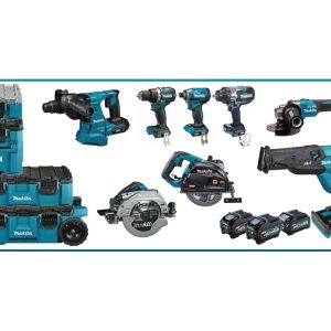 Set Makita KIT10509 – 8 scule XGT 40 Vmax și MAKTRAK