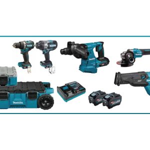 Set Makita KIT10510 – 5 scule XGT 40 Vmax și MAKTRAK