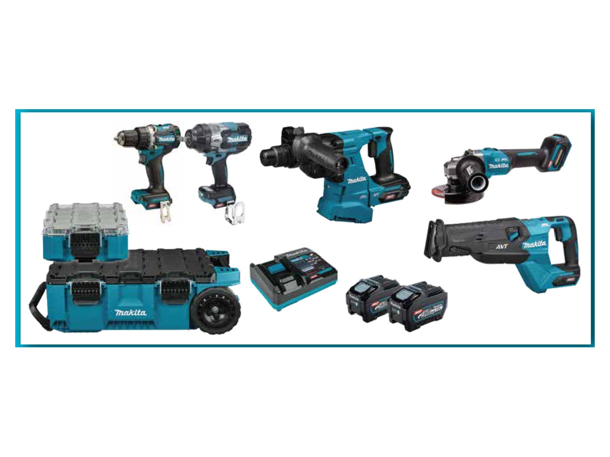 Set Makita KIT10510 – 5 scule XGT 40 Vmax și MAKTRAK