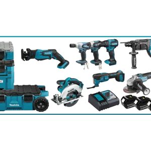 Set Makita KIT10513 – 8 scule LXT 18 V și MAKTRAK