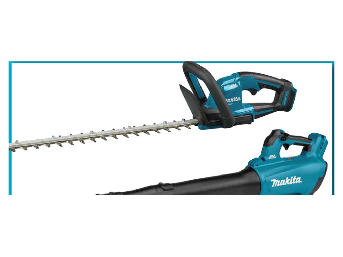Set Makita KITDUB-DUH – suflantă și mașină de tuns gard viu