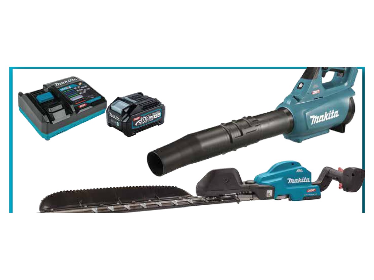 Set Makita KITUB-UH – gard viu și suflantă XGT 40 Vmax
